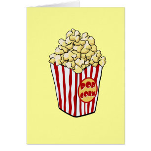 Cartoon Popcorn Bag Kaart