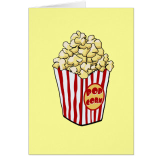 Cartoon Popcorn Bag Kaart