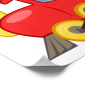 Cartoon Poster afdrukken (Hoek)