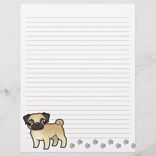 Cartoon Pug (Voorkant)