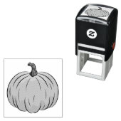 Cartoon Pumpkin-vorm Zelfinktende Stempel (In situ)