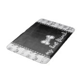 Cartoon Pups Pet Medium Bath Mat (Gekanteld)