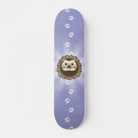 Cartoon Pygmy Hedegel Skateboard (Voorkant)