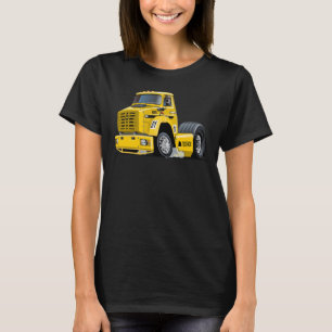 Cartoon race-vrachtwagen t-shirt