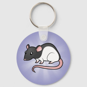 Cartoon Rat Sleutelhanger