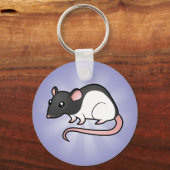 Cartoon Rat Sleutelhanger (Voorkant)