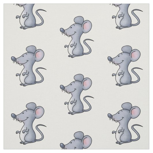 Cartoon Rat Stof (Swatch)