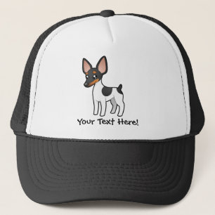 Cartoon Rat Terrier/Speelgoed Fox Terrier Trucker Pet