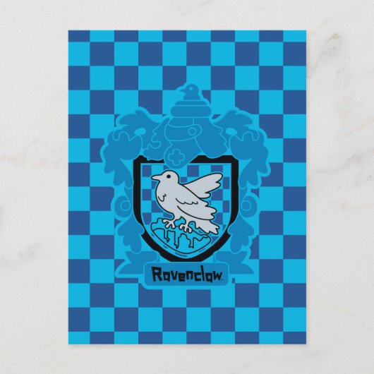 Cartoon Ravenclaw Crest Briefkaart (Voorkant)