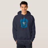 Cartoon Ravenclaw Crest Hoodie (Voorkant volledig)