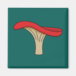 Cartoon Red Mushroom Magneet