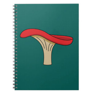 Cartoon Red Mushroom Notitieboek