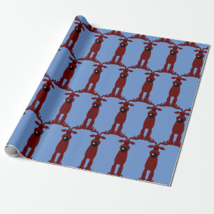 Cartoon Reindeer Cadeaupapier