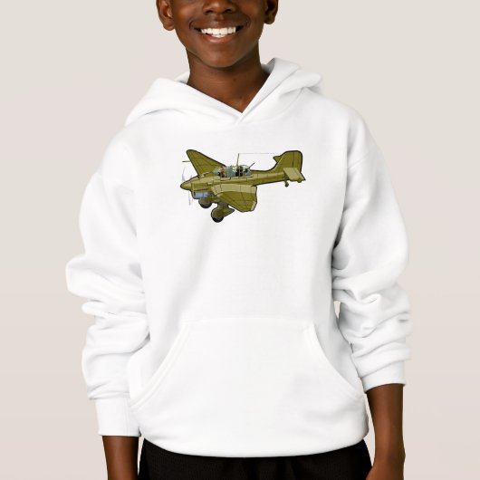 Cartoon retro bomber (Voorkant)