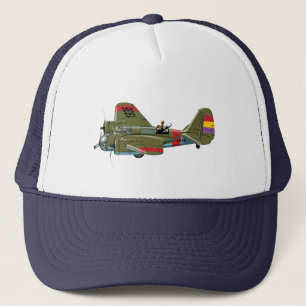 Cartoon retro bomber trucker pet