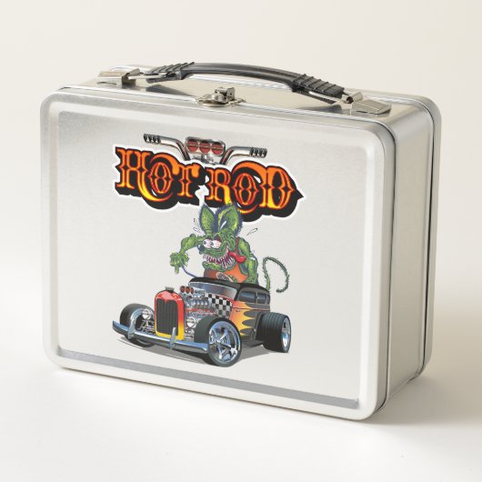 Cartoon retro hete stang (Voorkant)