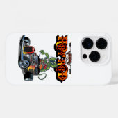 Cartoon retro hete stang Case-Mate iPhone case (Achterkant (horizontaal))