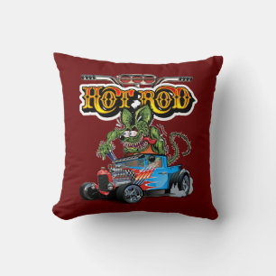 Cartoon retro hete stang kussen