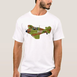 Cartoon retrorevliegtuig t-shirt