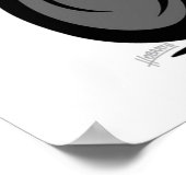 Cartoon Riding Lawnmower Tractor Poster (Hoek)