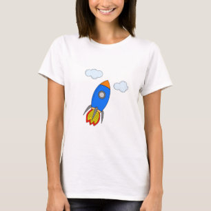 Cartoon Rocket T-shirt