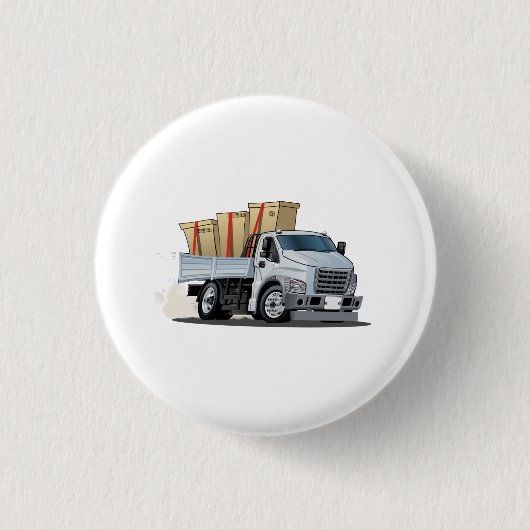 Cartoon Ronde Button 3,2 Cm (Voorkant)