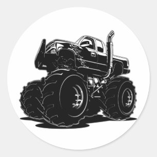 Cartoon Ronde Sticker