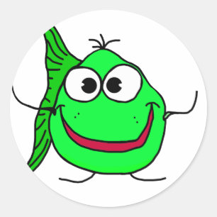 Cartoon Ronde Sticker