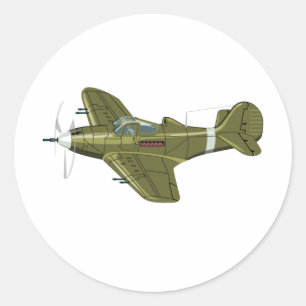 Cartoon Ronde Sticker