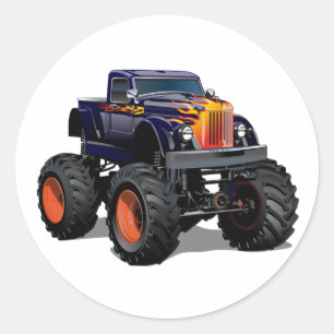 Cartoon Ronde Sticker