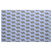 cartoon-roodglansschildpad stof (Fat Quarter)