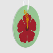 Cartoon rouge Hibiscus simple (devant)