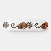 Cartoon Running Tiger Skateboard (Horz)