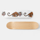 Cartoon Running Tiger Skateboard (Horz)