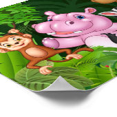 Cartoon safari poster (Hoek)