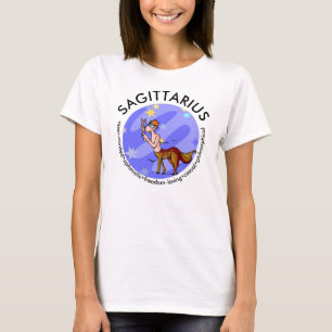 Cartoon Sagittarius Centaur Traits T-shirt