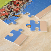 Cartoon Saguaro Cactus Puzzle Legpuzzel (Zijkant)