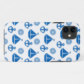 Cartoon Sail Boat Pattern Case-Mate iPhone Case (Achterkant (horizontaal))