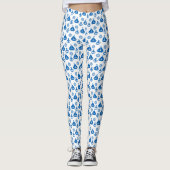 Cartoon Sail Boat Pattern Leggings (Voorkant)