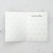 Cartoon Saint Patrick Customize Card Kaart (Binnen)