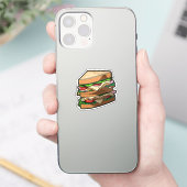 Cartoon sandwich sticker (Telefoon)