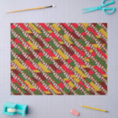 Cartoon Santas Kerstmis Tissuepapier (Craft)