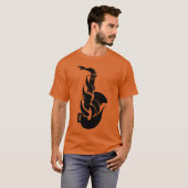 Cartoon Saophone retro T-shirt (Voorkant volledig)