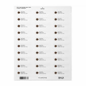 Cartoon Sasquatch Etiket (Full Sheet)