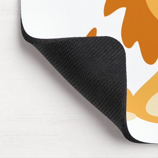 Cartoon Satiated Lion mousepad Muismat (Hoek)