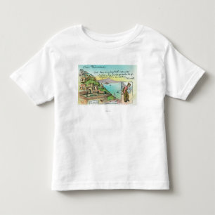 Cartoon Scene over klimaat Kinder Shirts