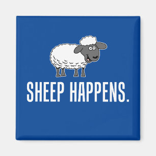 Cartoon schapen magneet