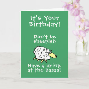 Cartoon schapenontwerp kaart