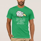 Cartoon schapenontwerp t-shirt (Voorkant)