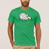 Cartoon schapenontwerp t-shirt (Voorkant)